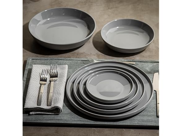TableCraft Flynn Collection™ 24 Oz.Round Serving Bowl, Dove Glossy