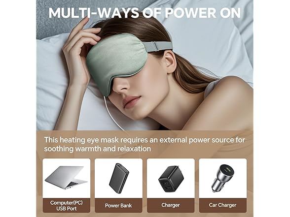 Visader Heated Eye Mask