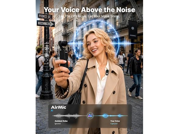 SONEVOX AirMic Mini (2TX 2RX Charging Case)