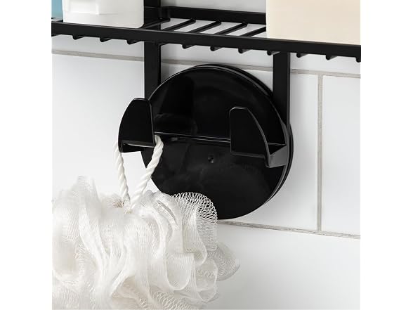 iDesign Hanging Shower Caddy, Matte Black