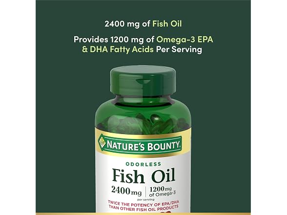 Natures Bounty Odorless Fish Oil 1200mg 90ct