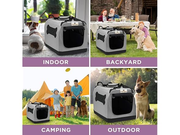 Zampa Dog Crates for Extra Large Dogs