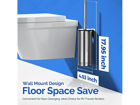 Toilet Brush and Holder Set