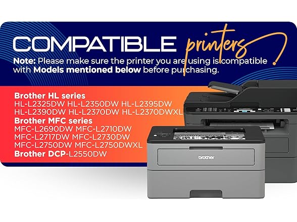 TN-760 Compatible Toner, 4-Pack