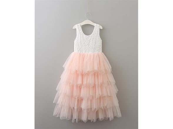2Bunnies Women (4T) Girl Peony Lace Back Dress