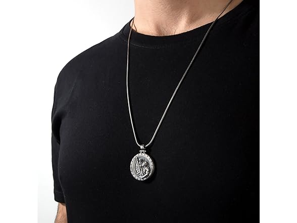 bysilvergates St Christopher Necklace Men's
