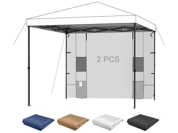 Pop Up Canopy Sidewalls, 2 Pcs