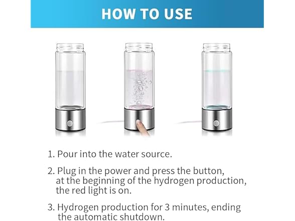 winglov  Upgrade Hydrogen Water Bottle