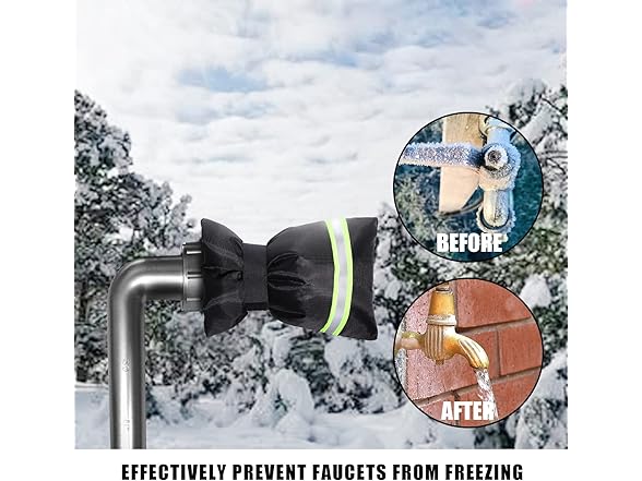 DEPHILA Outdoor Faucet Covers for Winter
