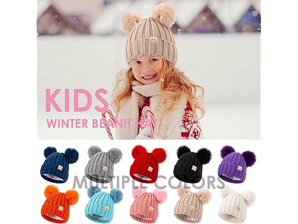 Kids Winter Beanie Hat