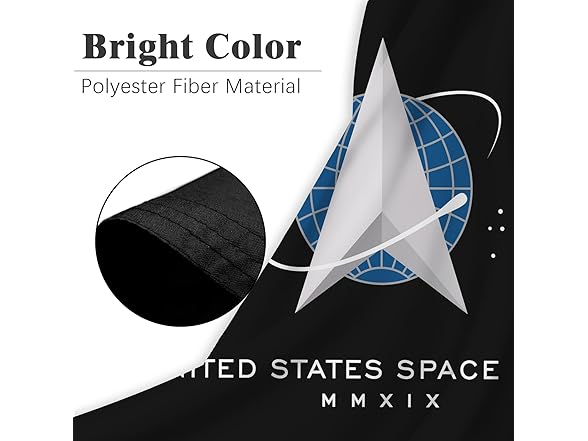 METDIRU US Space Force Military Flag 2x3 Ft