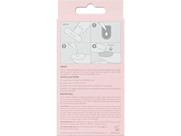 KISS | The Summer I Turned Pretty Design Press On Nails, ‘Bittersweetly’