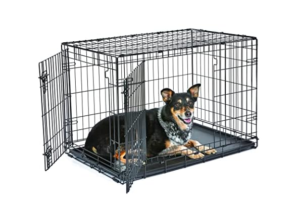 New World Double Door Metal 36-In Crate