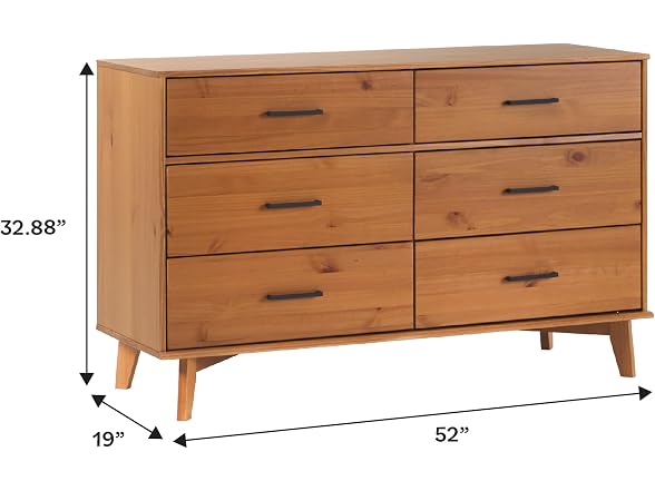 Walker Edison Sloane 6-Drawer Dresser