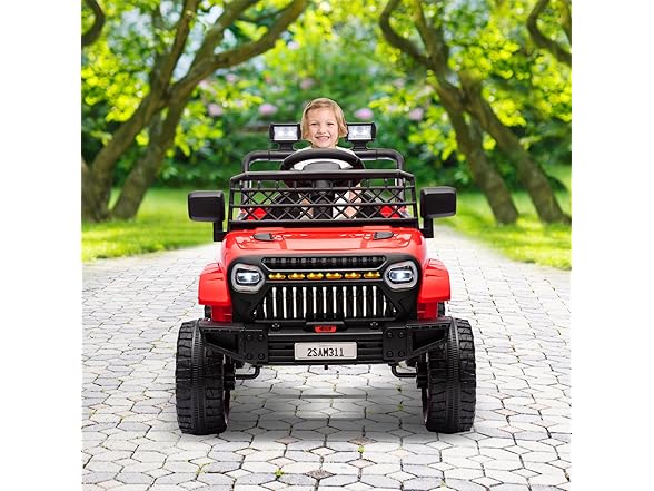 12V Ride On Car for Kids Electric Vehicle Red