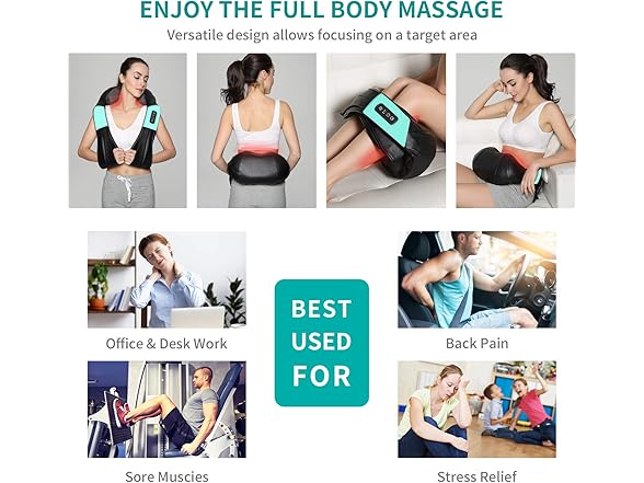 Nekteck Shiatsu Neck and Back Massager