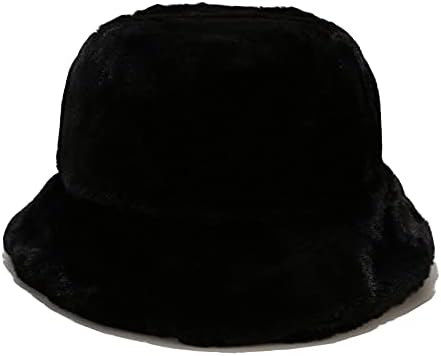Women's Faux Fur Fuzzy Bucket Hat