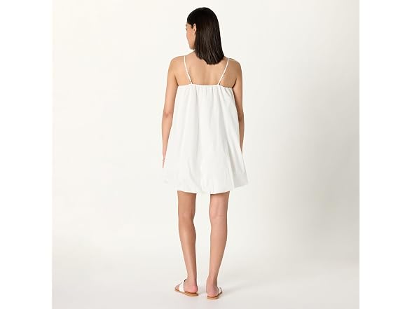 The Drop Women (XXL) Corryn Spaghetti Dress White