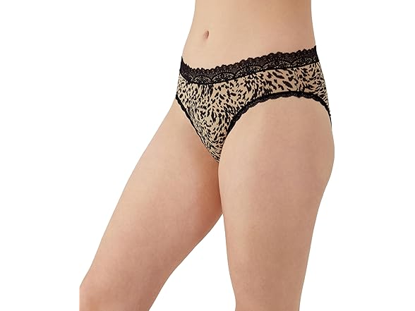 Just Brown Lace/Black Lace/Black Animal Print