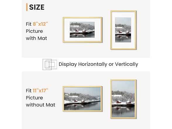 Fun Memories 11x17 Picture Frames Gold