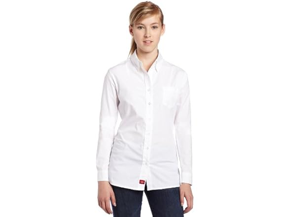 Dickies Juniors Button Poplin Shirt (M)