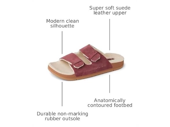 Reef Women Ojai Two Bar Cozy Slide