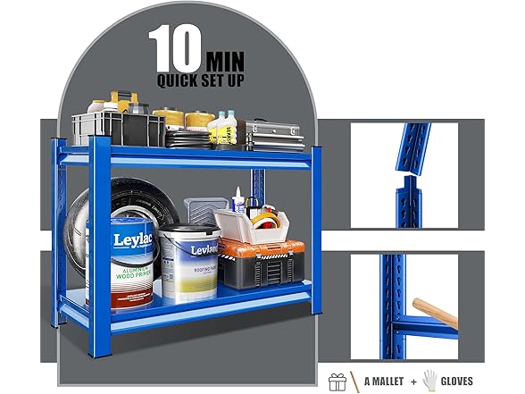 Rufokisa Garage Shelving Heavy Duty