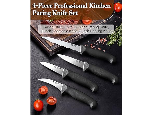 Cook N Home Paring Knife 4-Piece Set