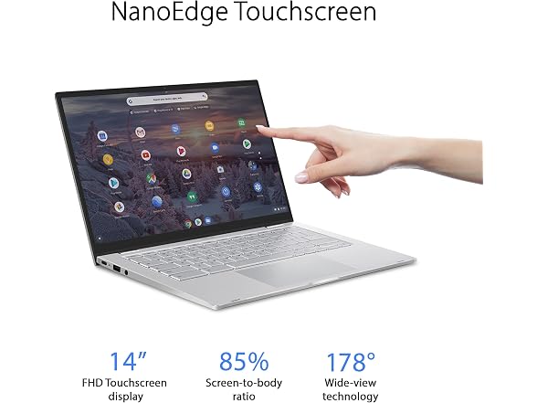 ASUS C425TA-AS348FT Chromebook C425 Clam