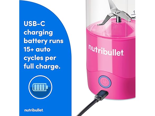 nutribullet Portable Blender, Pink