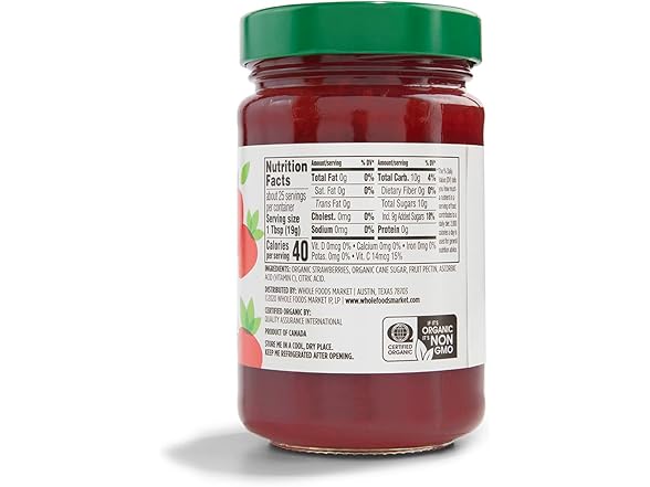 365 by Whole Foods Market, Organic Strawberry 17 oz