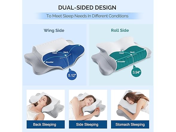 FAIORD Cervical Neck Pillow