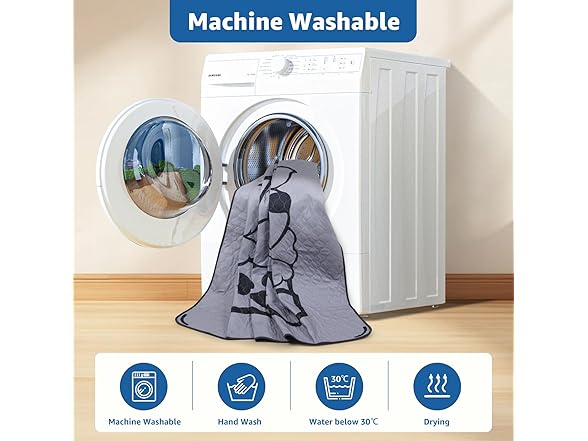 2 Pack Washable Puppy Pads in Gray