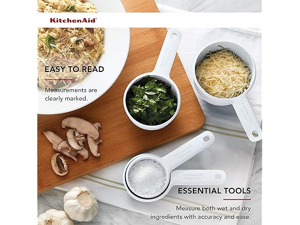 KitchenAid Measuring Cups, Set Of 4, White