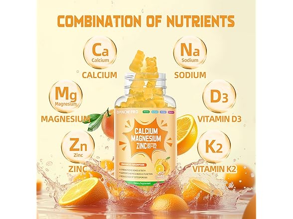 DANEW Pro Calcium Magnesium Zinc Gummies