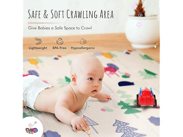 Extra Large Foldable Baby Play Mat