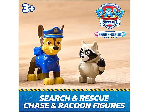 Paw Patrol: Search & Rescue,Chase Rescue Cruiser Vehicle with 2 Figures
