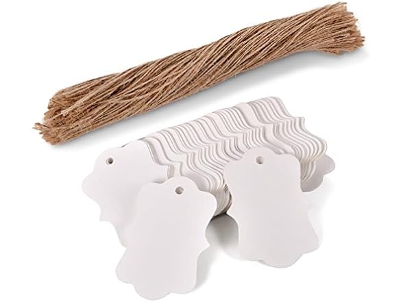 LOOMY 200 PCS Gift Tags with Pre Cut