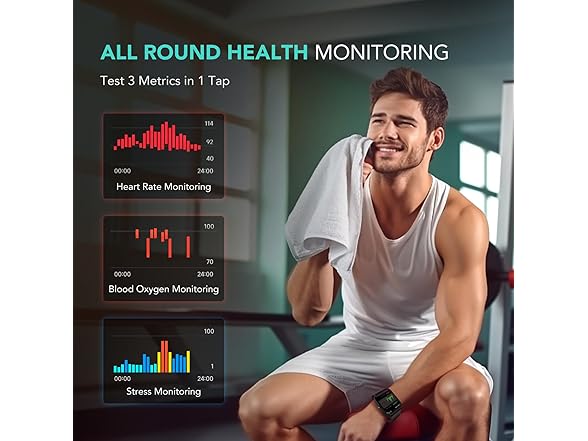 SKG 1.8" Smart Watch Alexa Built-in (Answer/Make Call)