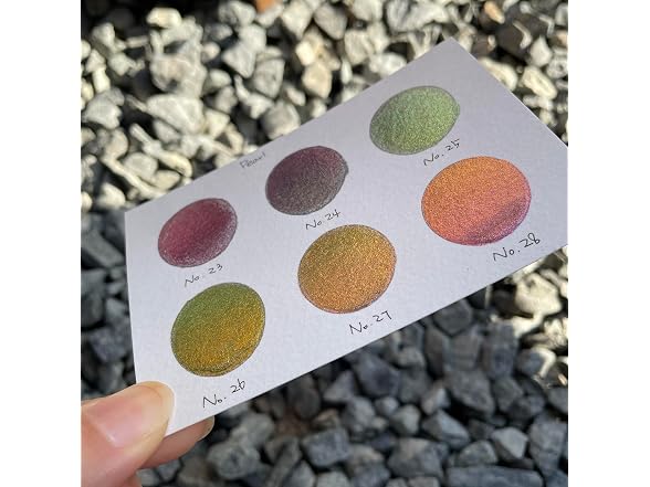 IUILE Handmade Watercolor Pearl Dot Card