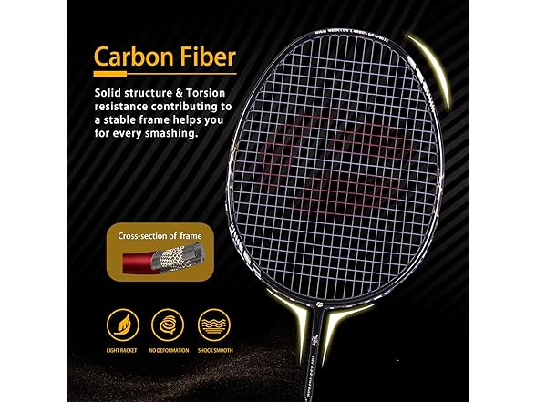 Flexpro 4U 26LBS Tension Badminton Racket
