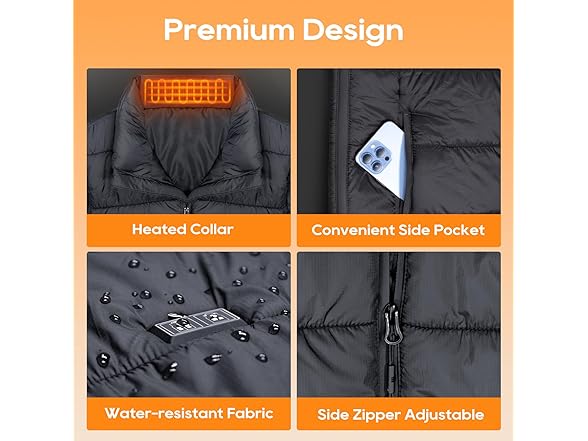Heated Vest for Men Women