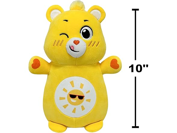 Squishmallows Original Care Bears 10in Funshine Bear
