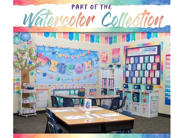 Teacher Created Resources Watercolor Classroom Jobs