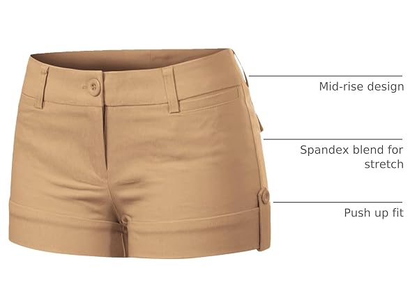 Design By Olivia Women (L) Body Enhancing Pockets