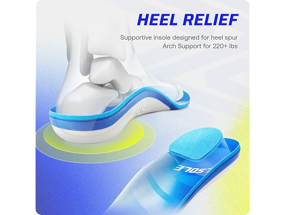 VALSOLE W2143 Plantar Fasciitis Insoles3