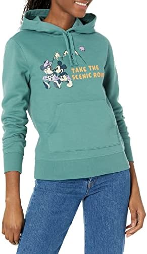 Amazon Essentials Disney | Marvel | Star Wars | Princess Women's Fleece Pullover Hoodie Sweatshirts, Mickey Scenic Route, XX-Large