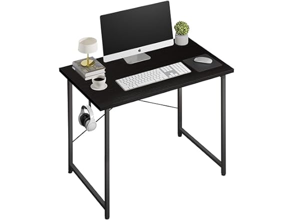 YSSOA Small Space Desk w/Headphone Hook