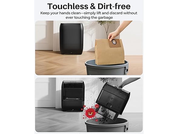 Touchless Vacuum Automatic Dustpan