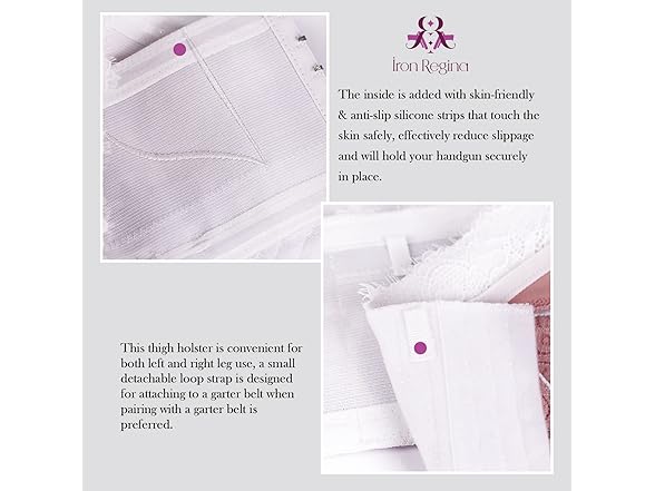 Women's Concealed Thigh Pistol Holster